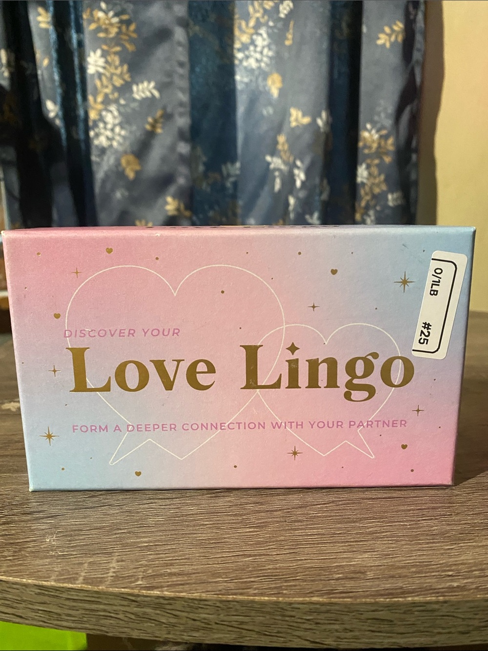 Love Lingo Card Game - Pastel Pink & Blue Box